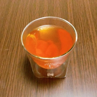 簡単⭐金柑の甘露煮入り紅茶